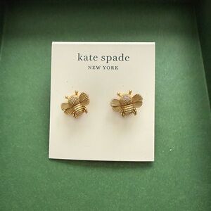 Kate Spade Gold Insect Earrings